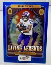 2024 Panini Prestige XTRA Points Living Legends Adrian Peterson Blue /249