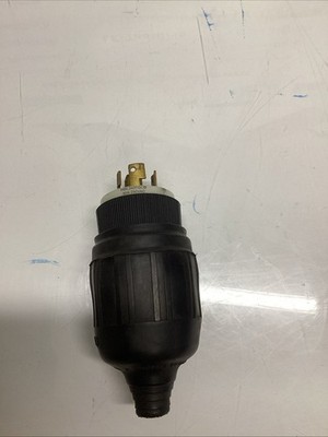 Hubbell Wiring Device-Kellems Hbl3431gcb Locking Plug W/ Cover L-788