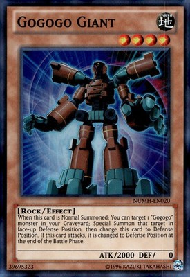 Yu-Gi-Oh! Gogogo Giant Unlimited NUMH-EN020 Super Rare NM/LP x1