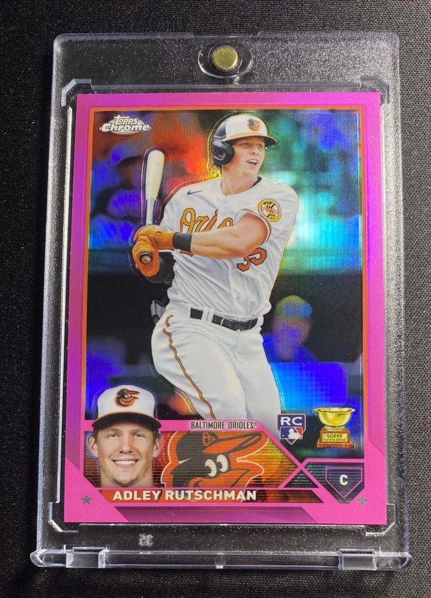 2023 Topps Chrome - Adley Rutschman #1 Pink Refractor (RC)