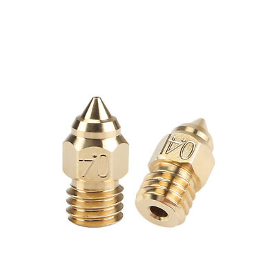 For CR-6SE/Ender-3 /Ender-5 /Ender-6 3D Printer 1.75/0.4MM MK8 Brass Nozzle