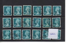GB - Máquina (AM 460) 40p valor x 18 - SG Y1711 - SG Cat £22 - cancelación fina