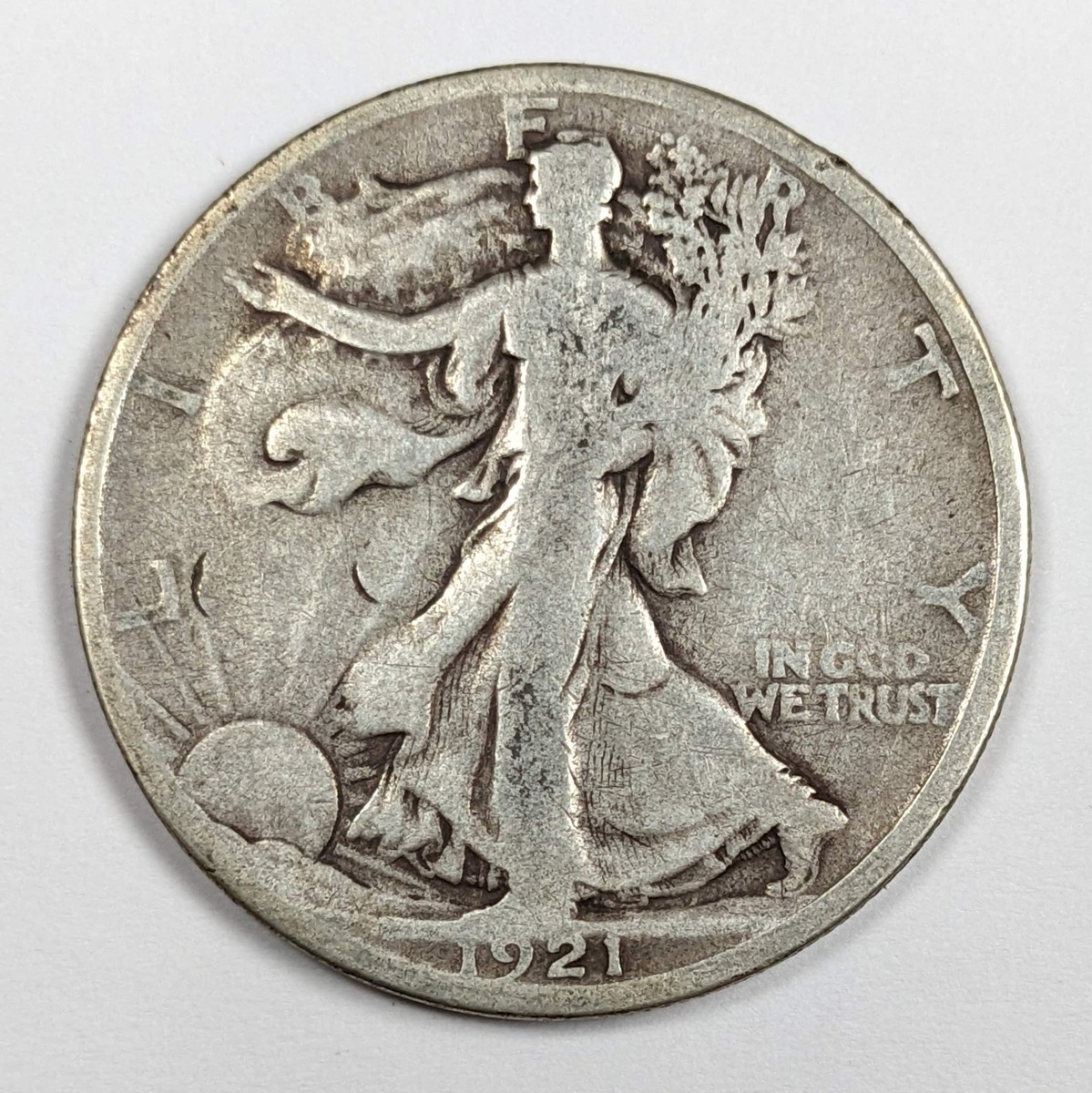 1921 D Walking Liberty Silver Half Dollar | eBay