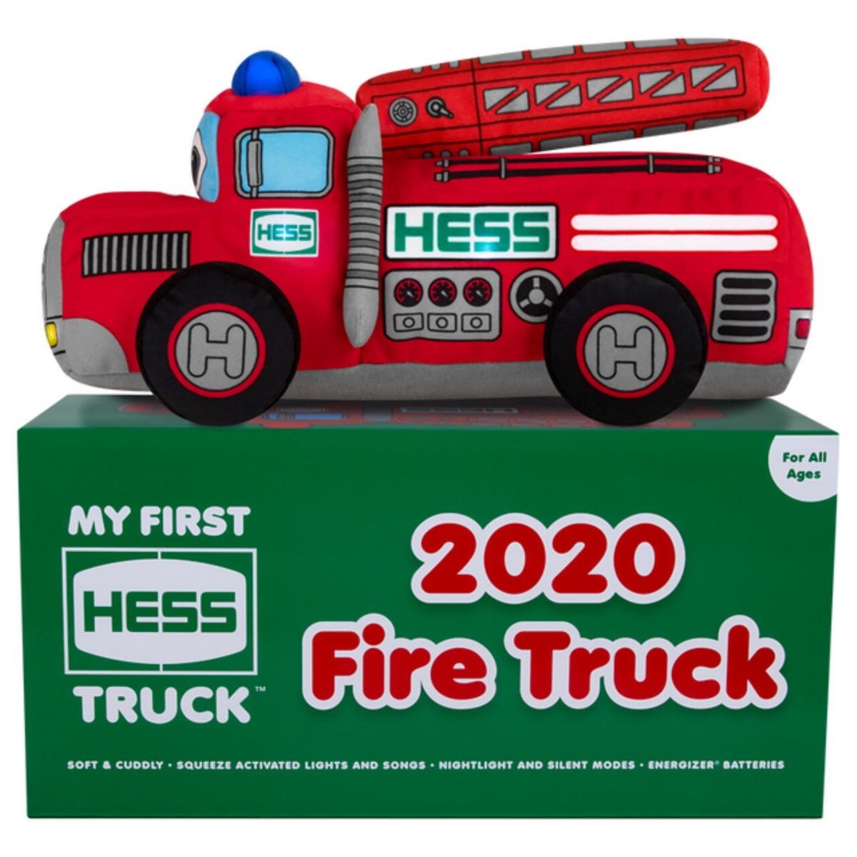 2020 HESS MY FIRST PLUSH FIRE TRUCK COMES IN BOX BRAND NEW