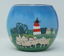 Leuchtglas Leuchtturm Teelicht Windlicht Leuchttürme Teelichthalter