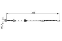 Bosch Handbremsseil Bremsseil Seilzug FüR Iveco Daily IV Pritsche/Fahrgestell