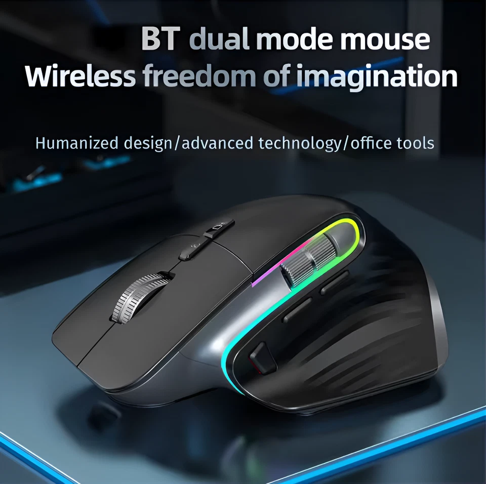Multi Device Wireless Bluetooth Mouse - Image 4 of 4