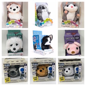 toy barking dog with leash