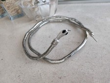 Collana Rigida, Color Argento, Artigianale 