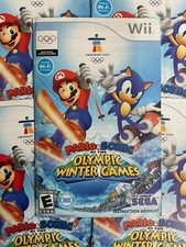 Mario  Sonic at the Olympic Winter Games Nintendo Wii Instruction Manual Only