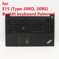 New/Orig US Backlit KB Palmrest for Lenovo Thinkpad E15 20RD 20RE 5M10V16896