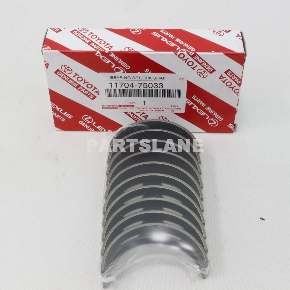 Juego de cojinetes del cigüeñal Toyota Tacoma 2016-2017 4Runner 2010 OEM 11704-75033 Foto 3 de 4