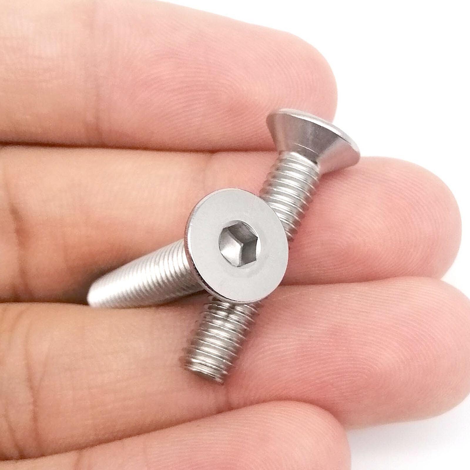 M1.6 M2 M2.5 Screws Bolts Countersunk Socket Head Flat 304/A2 Stainless