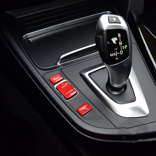 Gear Shift Position Panel Button Cover Cap For BMW F20 F21 F22 F23 F30 F32 Red - Bild 10 von 11