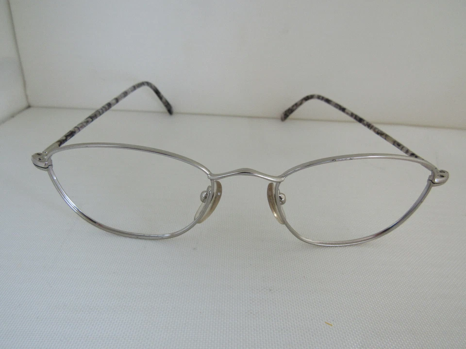 Nuevo de Lote Antiguo Ray Ban B&L W2657 NTAS Gatsby Taza de Té Metal Mármol Plata Gris Marco Foto 2 de 4