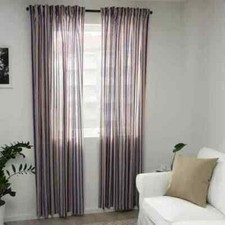 Tende IKEA Bergskrabba, strisce blu/rosse, 145 x 250 cm - 104.508.51