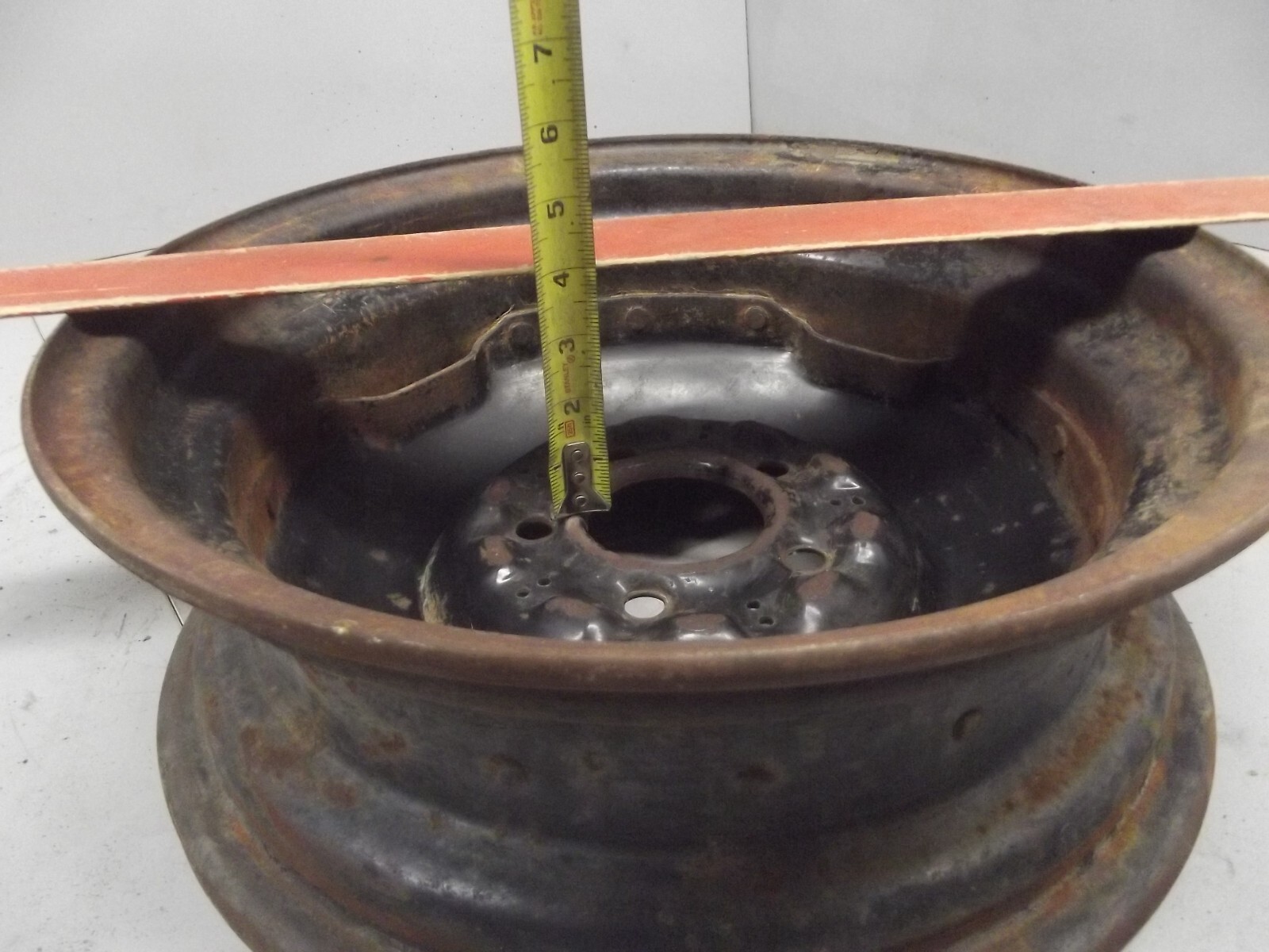 VINTAGE STEEL WHEEL RIM 15X5  5X4.5 LUG PATTERN wheels rims  SEE DETAILS