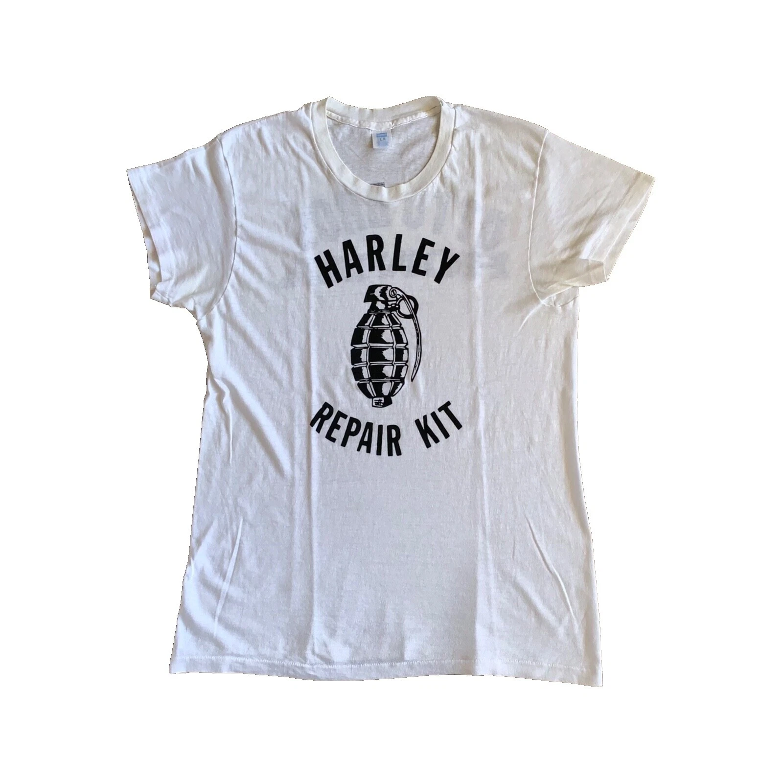 Hanes Poliéster 1970s Vintage Camisetas para Hombres