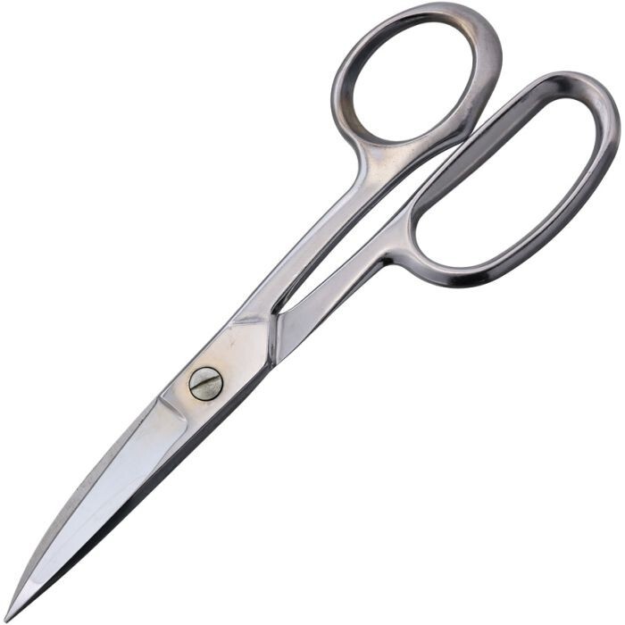 Scissors With 3" Stainless Steel Curved Blades Stainless Handles MADE IN USA