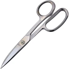 Scissors With 3" Stainless Steel Curved Blades Stainless Handles MADE IN USA