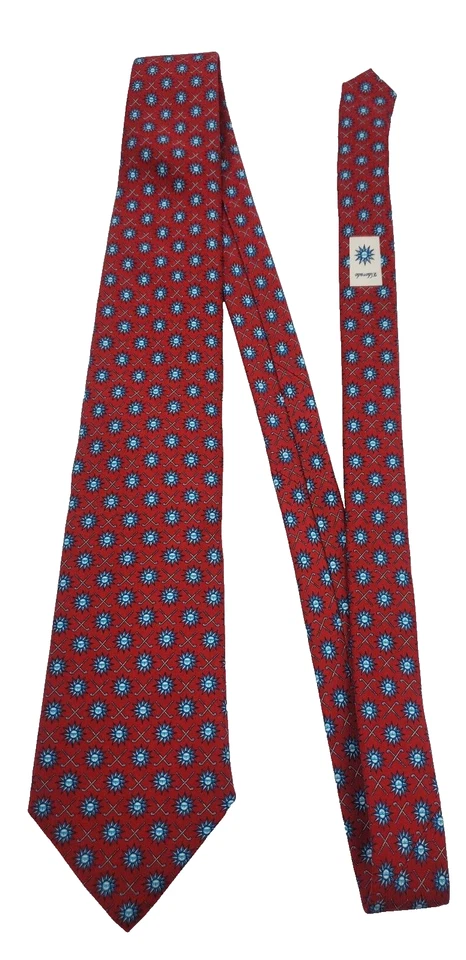 Corbata de seda para soles y palos de golf entrelazados Vineyard Vines *NUEVA CON ETIQUETAS* 59" L X 3,5" W Foto 3 de 4