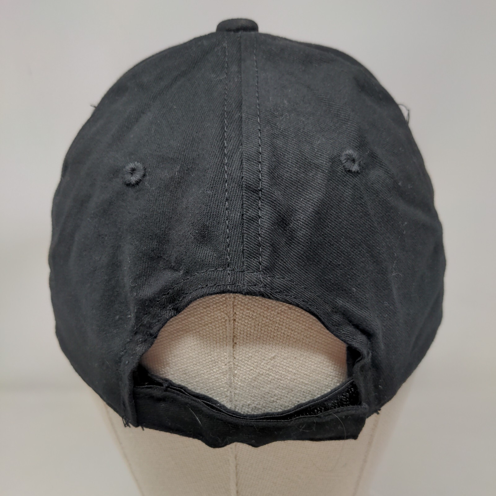 George Strapback Hat Solid Black One Size Adjusta… - image 5