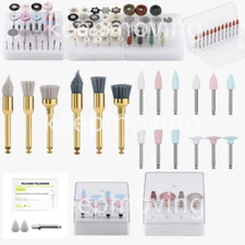 Dental Composite Polishing Kit Diamond Bur RA HP Wheel Discs Point Brush Stone