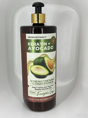 Aroma Botanics ~ Keratin & Avocado Strengthening  & Conditioner 32 fl oz