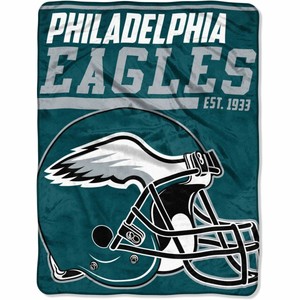Philadelphia Eagles Large Plush Fleece Raschel Blanket 60 ...