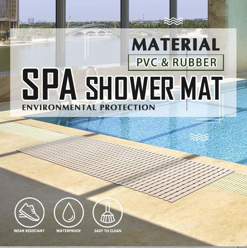 Premium Bath Tub Shower Mat Anti Slip PVC Bathroom Floor Pad Anti-bacterial Mat - Picture 3 of 12