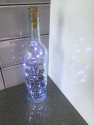Schwester Zitat Leuchtflasche.