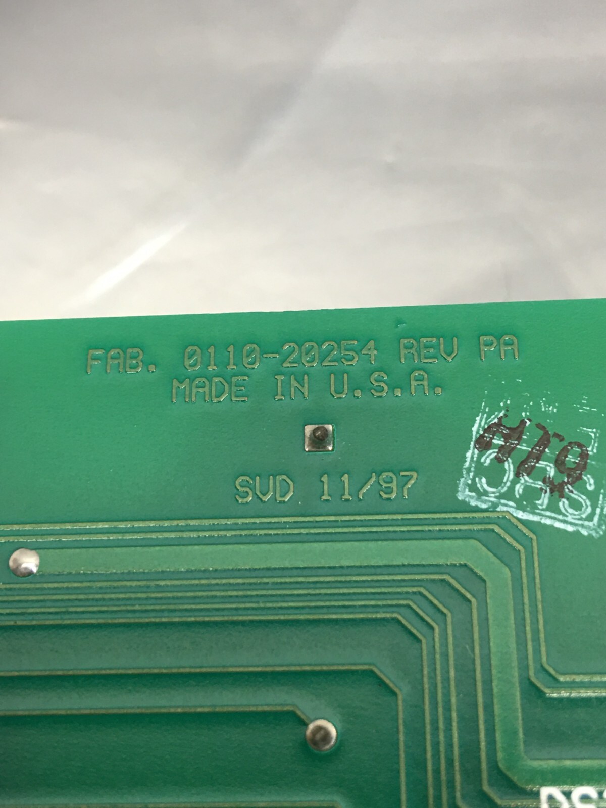 AMAT 0100-20254 ASSY OPERATOR CONTROL PANEL WITH INTERLOCK SWITCH, 104663