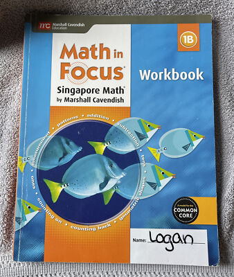 Math in Focus: Singapore Math: Student Workbook, Book B Grade 1 - GOOD