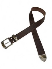 Calvin Klein Vintage Brow Leather Belt S 