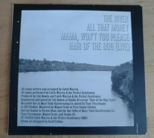 Caleb Warren & the Perfect Gentlemen: The River, All That Money (audio CD, 2014) - Imagen 2 de 2