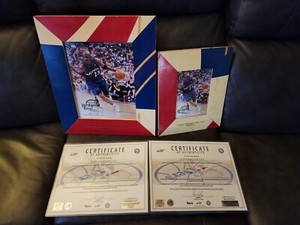 MICHAEL JORDAN NBA LABS OFFICAL 76ERS,ASF GAME USED FINAL FLOORS SSP 2/2 ON BOTH