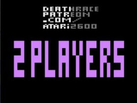 DEATH RACE Atari 2600 homebrew videogame video game cartridge box VCS retro fun