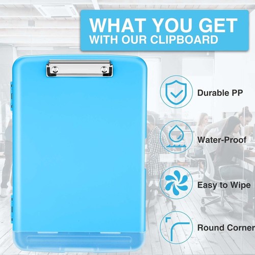 Heavy Duty Clipboard Folder with Dual Compartments - Essential Office Supplies - Picture 6 of 9