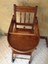 antique child wicker seat high chair/rocker/stroller 1890-1900 rare reducedagain