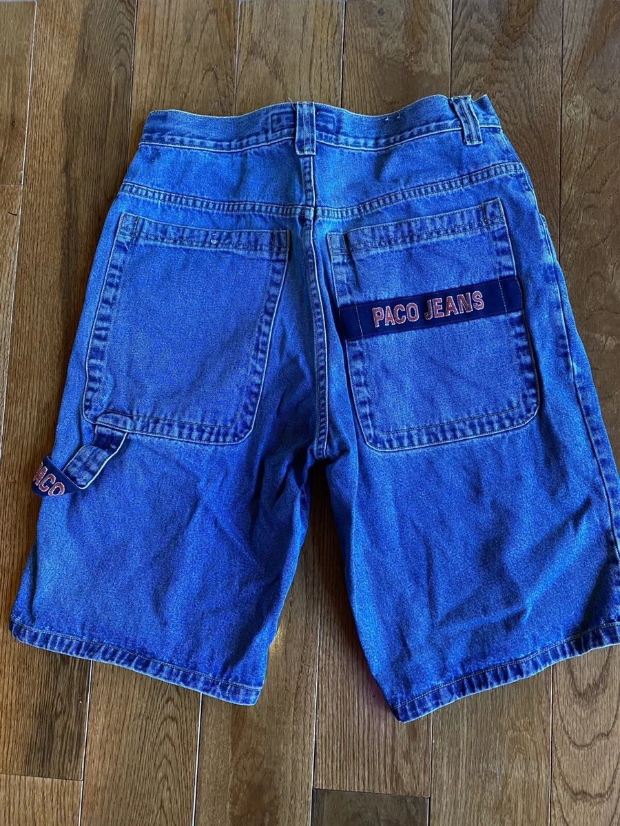 Vintage 90\'s Paco Jeans Carpenter Shorts Size 36 Y2K Skater Rave Hipster |  eBay