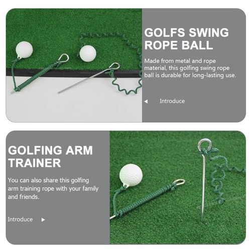 Golf Swing Accessori per Esercizi Golf Allenatori Golf Braccio Corde - Foto 5 di 12