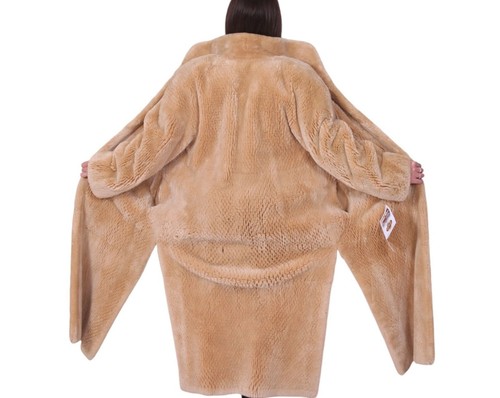 coat beaver fur jacket giacca pelliccia castoro cappotto fourrure manteau pelze - Picture 3 of 9