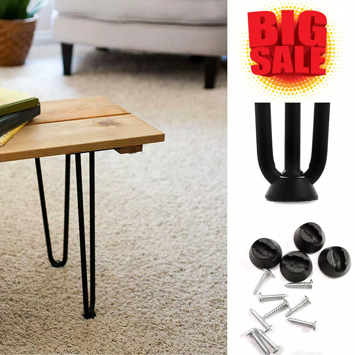 Hairpin furniture 2024 legs for sale