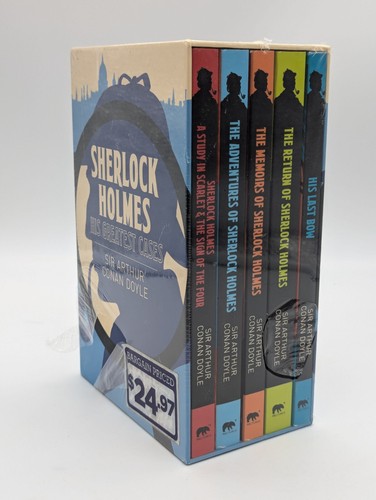 Sherlock Holmes: His Greatest Cases: 5-Book Paperback Boxed Set (Arcturus Class - Picture 4 of 8