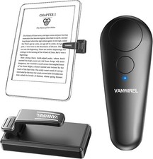 RF Remote Control Page Turner works with Kindle Paperwhite Kobo eReaders Pink