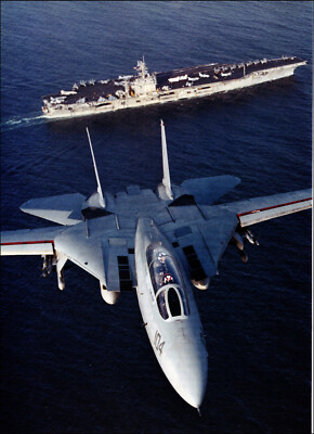2001 Vintage Print Navy F-14 Tomcat Fighter Jet Squadron 51 Carl Vinson CVN 70