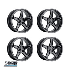 Performance Replicas Pr186 Gloss Black 20x9 5x115 20mm Set Of 4