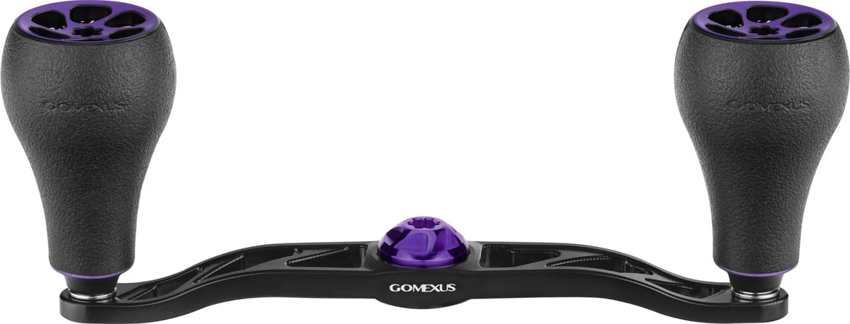 Gomexus K124DBKSR Knob Forged Carbon Black Gold Shimano A, Daiwa S (3476