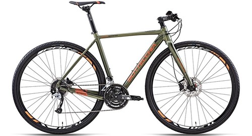 BICICLETTA BOTTECCHIA 347 GRAVEL CROSS 28 ALIVIO DISK 27s VERDE OPACO H54 |  eBay