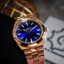 Vacheron Constantin Overseas Rose Gold Blue Dial Unworn Bnib B&p 4500v/110r-b705